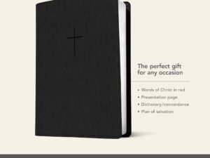 New Living Translation black leather gift Bible