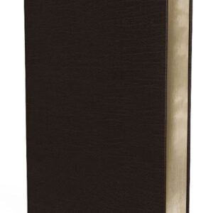 NIV Large Print Thinline Black Bonded Leather Bible