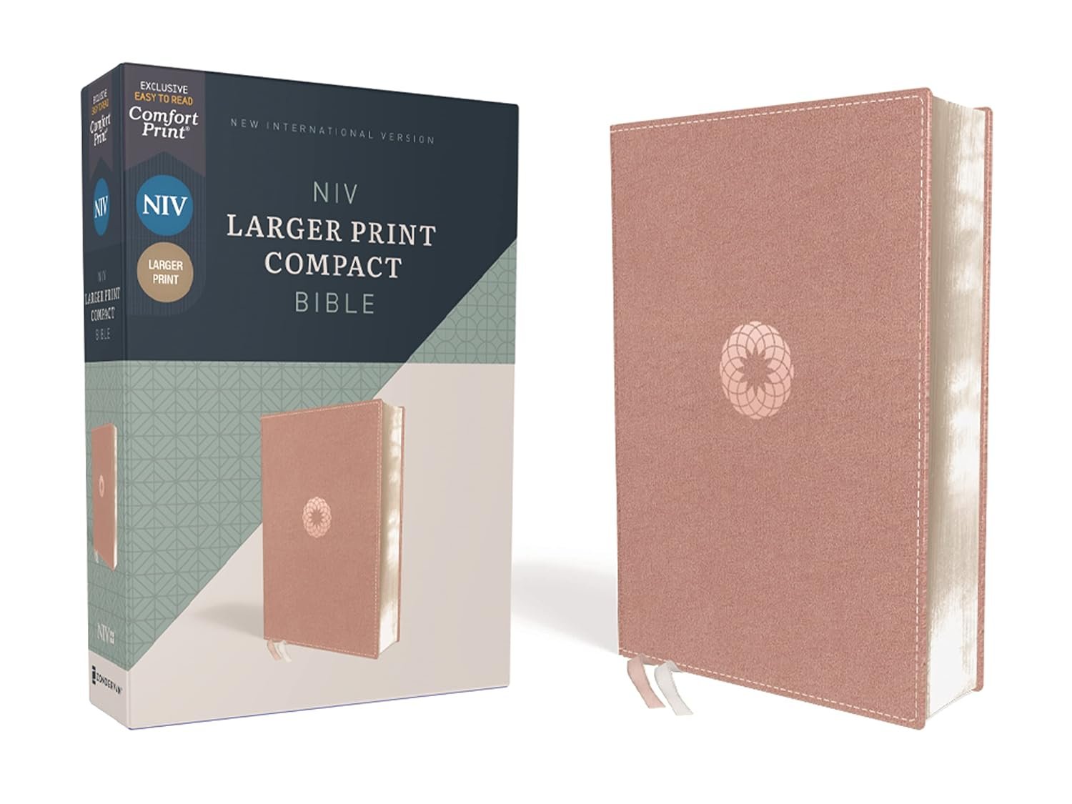 New International Version Leathersoft Larger Print Compact Bible - Com