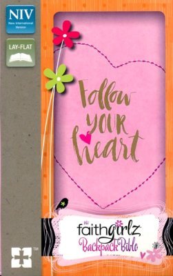 Compact imitation leather NIV Faithgirlz Bible for girls, a portable and stylish Bible for young Christian readers.
