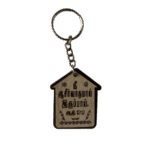 Limited Edition Wooden Cross Keychains with Bible Verses, House Shape Model 2