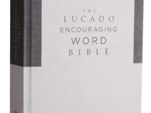 NIV Lucado Encouraging Word Bible with Comfort Print in Gray Cloth over Board