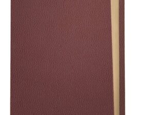King James Version Personal Size Giant Print Bible, Brown Leather Bound, Red Letter