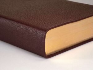 NLT Giant Print Personal Size Bible, Rustic Brown Soft Leather Cover