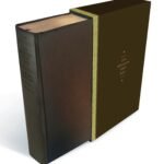 NLT Life Application Study Bible in espresso brown imitation leather binding