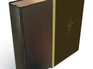 NLT Life Application Study Bible in Espresso Brown Imitation Leather Bible Cover