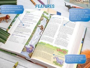 Early Readers NIrV Bible in Leathersoft Coral Leathersoft Imitation