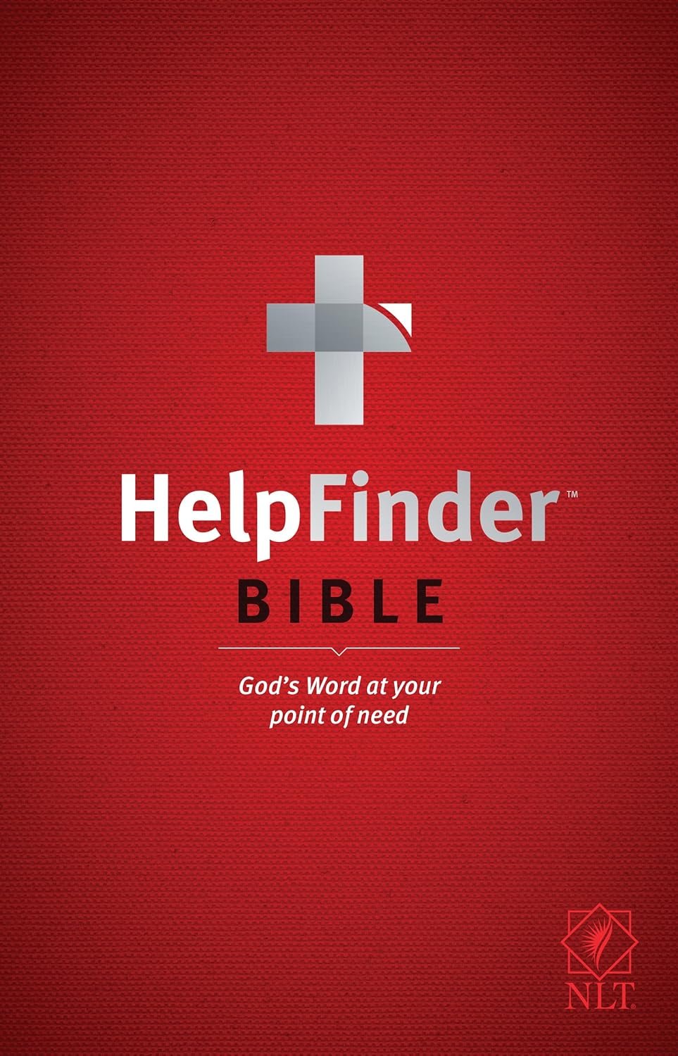 New Living Translation (NLT) Bible, Helpfinder edition, with a hardcover design