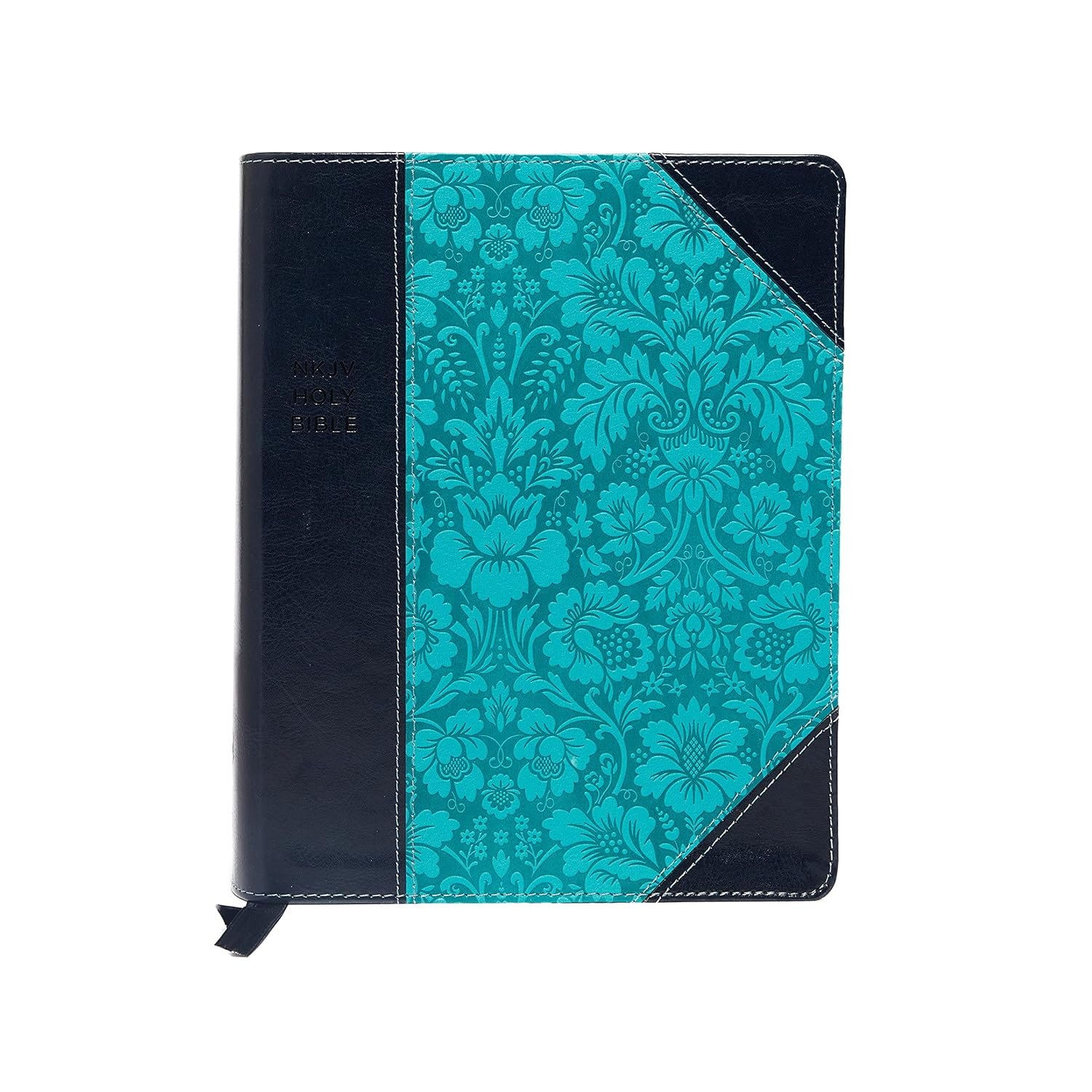NKJV, Journal the Word Bible, Bonded Leather, Brown, Red Letter, Comfort Print: Reflect, Journal, or Create Art Next to Your Favorite Verses Bonded Leather – Import