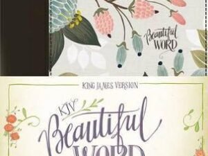 KJV Beautiful Word Bible, Red Letter Edition, Hardcover with Multi-color floral design