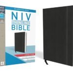 NIV Thinline Bible Large Print Black, Hardcover