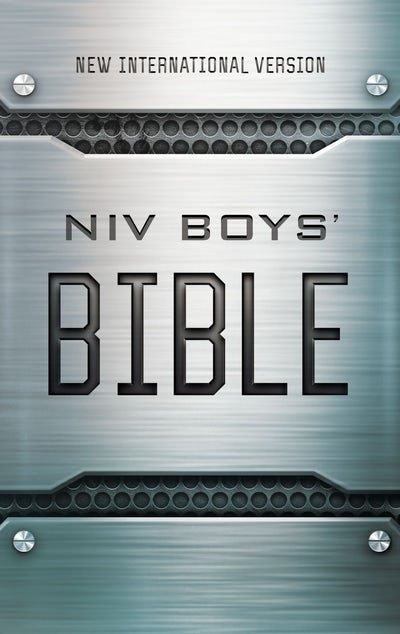 Hardcover NIV Boys' Bible with Comfort Print for boys, New International Version