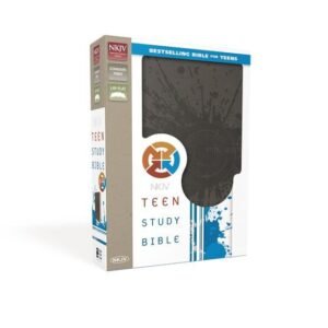 NKJV, TEEN STUDY BIBLE, LEATHERSOFT, GRAY