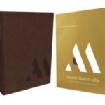NKJV Ancient-Modern Bible with brown Leathersoft cover and Comfort Print
