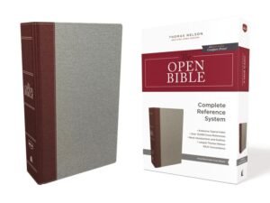 The NKJV, Open Bible, Cloth Over Board,