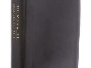Burgundy NIV Maxwell Leadership Bible in premium bonded leather.
