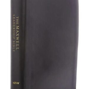 Burgundy NIV Maxwell Leadership Bible in premium bonded leather.