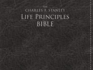NKJV, The Charles F. Stanley Life Principles Bible, Large Print, Leathersoft, Black, Thumb Indexed