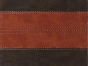 Thinline ESV Bible in Forest and Tan TruTone leather design.