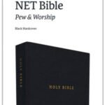 NET Bible Hardcover with Black Cover, Comfort Print, Sacred Christian Text