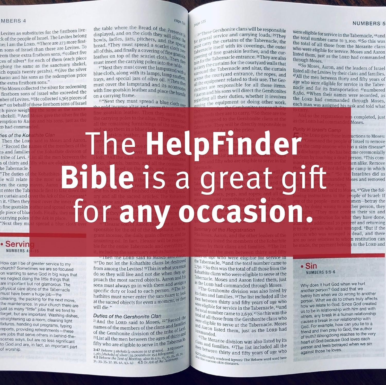 Helpfinder Bible NLT: God's Word in a hardcover edition, New Living Translation