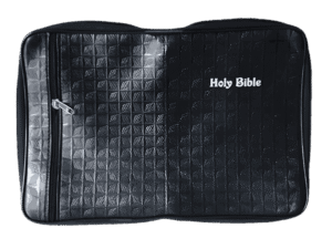 Limited Edition Premium Black Bible Cover with Side Zipper