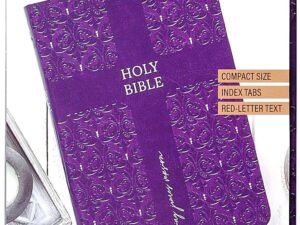 KJV Holy Bible, Compact Edition, Amethyst Purple Imitation Leather with Thumb Indexes (ISBN: 9781424565542)