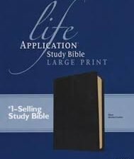 KJV Life Application Study Bible 2nd Edition with Large Print and Bonded Leather Cover