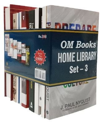 OM Home Library Set - 3 Christian Classics Collection bookshelf with timeless spiritual wisdom