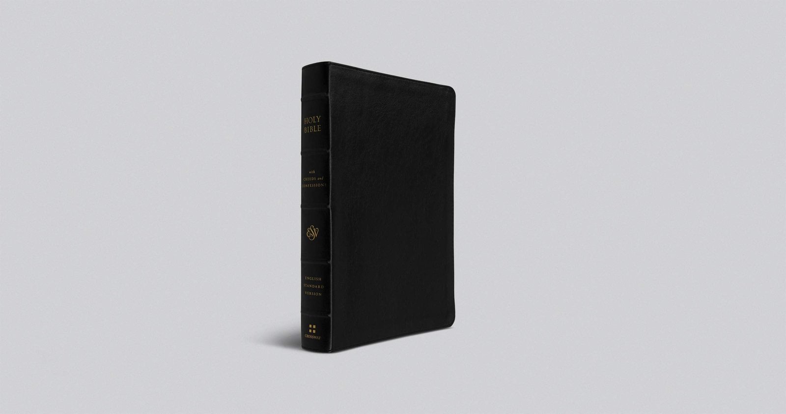 Black Imitation Leather ESV Bible with Creeds and Confessions in TruTone