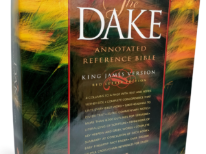 Dake Annotated Reference Bible KJV Bonded Leather Black.