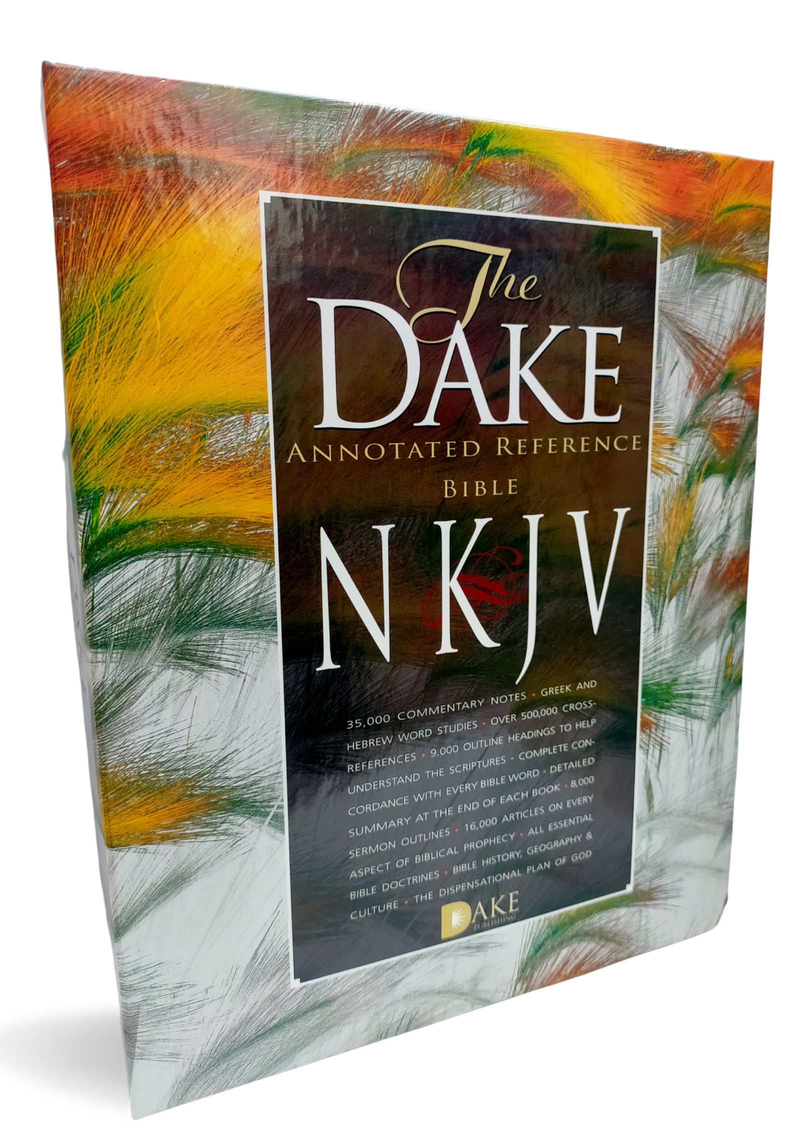 Dake Annotated Reference Bible NKJV Bonded Leather Burgundy Bible.