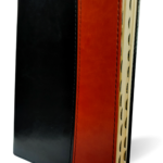 NLT Compact Edition Bible Large Print, Black /Tan, Indexed (Large Print Compact Edition: NLT) Imitation Leather