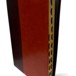 NLT Slimline Center Column Reference Bible, TuTone Indexed Imitation Leather (Red Letter, LeatherLike, Brown/Tan)