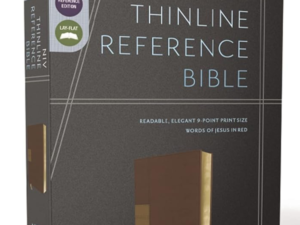 Niv, Thinline Reference Bible, Leathersoft, Brown, Red Letter, Comfort Print: New International Version, Brown, Leathersoft, Thinline Reference Bible, Red Letter, Comfort Print Imitation Leather – Import