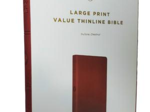 ESV Large Print ValueThinline Bible: Esv Value Thinline Bible Trutone, chestnut Imitation Leather – Import,