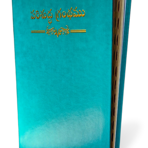 Regular Size Green Leather-Like Indexed Telugu Holy Bible