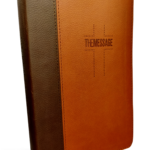The Message Deluxe Gift Bible - Brown and Tan