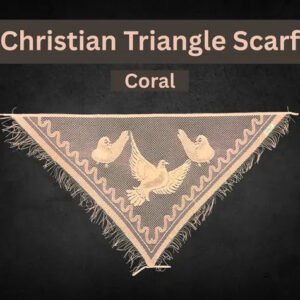 Coral Triangle Scarf for Church and Worship - Three Pigeon Collection