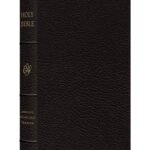 ESV Preaching Bible, leather-bound, goatskin black edition with verse-by-verse study