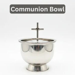 Stainless Steel Communion Bread Bowl for Church Services