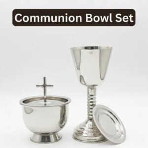 Premium Communion Bread and Juice Serving Bowl Set for Church Services