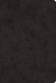 ESV Bible with Creeds and Confessions in genuine Imitation Leather, TruTone, Black