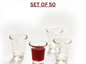 Set of 100 Glass Communion Cups for Church Services