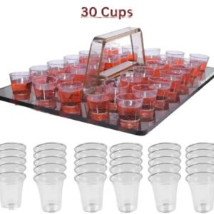 30-Cup Acrylic Communion Tray for Church Services