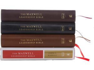 NKJV Maxwell Leadership Bible, a compact hardcover edition designed for leadership development and spiritual growth.