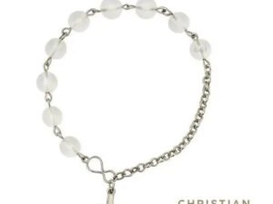 Christian Cross Charm Bracelet - Inspirational Religious Jewelry
