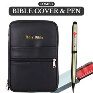 Christian Essentials Combo: Holy Bible, Protective Cover, and Gospel Pen (Hindi & Marathi Editions)