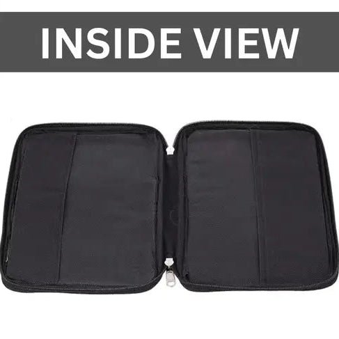 Premium Black Leather Bible Cover for Church and Daily Use