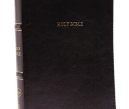 NKJV Thinline Imitation Leather Bible with Red Letter and Comfort Print
